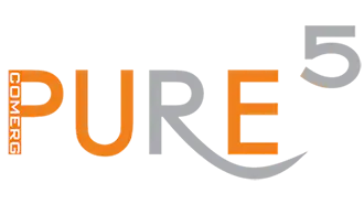 the footer logo of pure5-comerg cannabidiol extraction brand