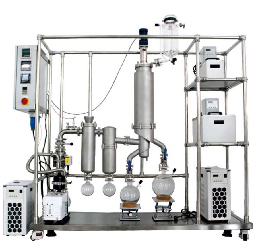 6in ss film distillation system for cannabis convertion