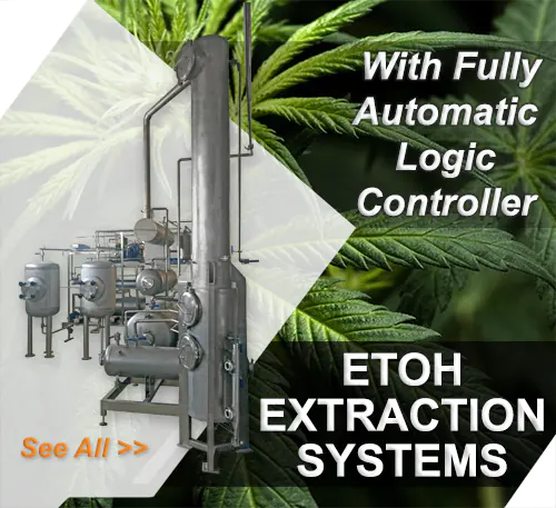 a banner of etoh extraction system that Pure5 company manufactures