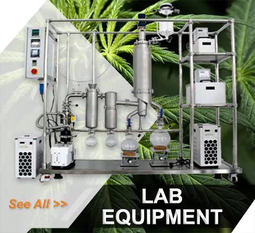 A Banner with one of Pure5's lab equipment systems
