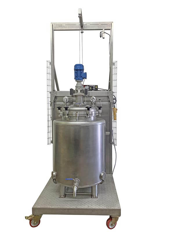 Large 150L equipment system for thc remediation of the cannabis plant