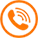 An orange phone icon to contact PURE5's extraction company.