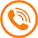 An orange phone icon symbolizing the way to reach PURE5's extraction technology experts in our contact page.