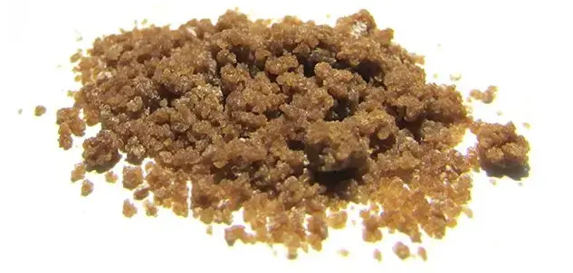 The final product of Ice Water Hash (Bubble Hash) Extraction