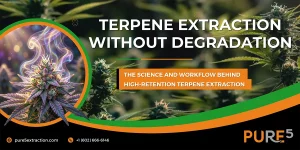How to Perform Cannabis Terpene Extraction Without Degradation Banner explaining the process of Terpene Extraction Without Degradation.